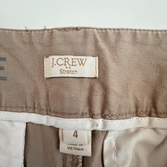 J Crew Women's Frankie Kaki Bermudas Shorts Size 4 - Picture 8 of 10